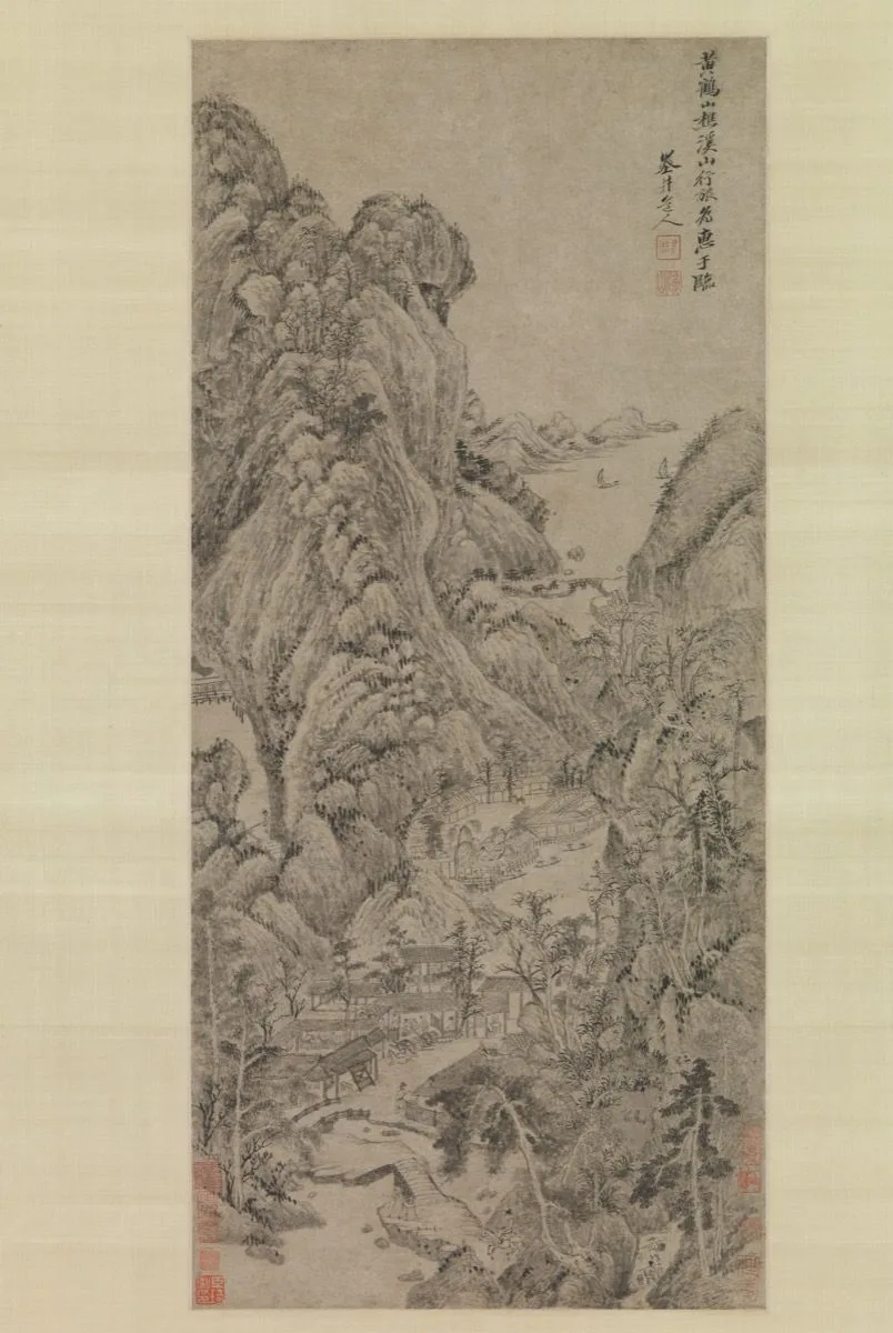 范宽《溪山行旅图》赏析：北宋山水巅峰之旅
